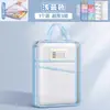 Bolsa de almacenamiento transparente con cremallera, específica para materias, multicapa, gran capacidad, impermeable y resistente al desgaste, artículos para estudiantes