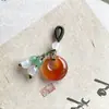 Ágata Hebilla Excêntrica Pulsera Pequeña de Jade Colgante Hecho a Mano Calcedonia Accesorios DIY en Stock Venta al por Mayor