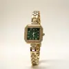 Pulsera para Mujer con Reloj de Pulsera de Cuarzo, Cuadrada, Artística, Retro, Pequeña, Exquisita, Lujo Ligero, Nicho, con Estilo, Temperamento