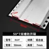 Líneas Decorativas para Acabado de Muros Exteriores de Aleación de Aluminio con Doble Ranura para Prevenir Fisuras y Tiras de División de Ranura