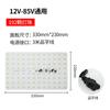 Luz LED para mercado nocturno 12-85v luz para puesto luz para puesto de coche a batería luz para puesto de coche luz de soporte vertical camping con luz de estante