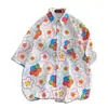 Ilha de Hainan Camisa Floral de Manga Curta Roupa de Praia Sanya Havaí Tailândia Viagem Masculina Casal Casual Solta