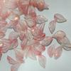 Folha de olmo branco esmaltado 11 * 21diy joias folha de pétala esmaltada acessórios de grampo de cabelo antigo cocar material de miçangas lote