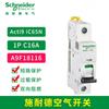 Interruptor Automático Schneider A9 Interruptor de Aire Ic65N1P2P4P Interruptor de Aire Monofásico Interruptor Automático Miniatura Doméstico Protección contra Sobretensión y Subtensión