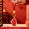 2026 Ano Novo Boneca Magnética de Pelúcia Pingente de Bolsa Desenho Animado Fofo Brinquedo de Pelúcia Ano do Cavalo Presente
