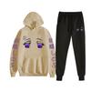 Sudaderas con capucha para pareja de Demon Slayer Ghost Blade transfronterizas, conjunto de dos piezas para hombre y mujer