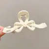 Pinza para el pelo de verano estilo ins con bloques de color para mujer, pasador lindo de lunares japoneses para niña, pinza de tiburón grande para recogidos.