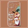 Funda para Teléfono Móvil Apple 14pro 15 Todo Incluido Hombre Viejo Muñeco de Nieve Simple iPhone12 Funda de Silicona Resistente a Caídas