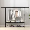 Simple Estante para Secar Ropa del Hogar de Pie para Piso Habitación Balcón Perchero Colgador de Ropa Dormitorio Interior Plegable