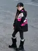 Chaqueta 3 en 1 Desmontable a Prueba de Viento e Impermeable para Niñas, Nuevo Estilo Primavera/Otoño 2026, Niña de Secundaria