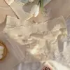 Comercio Exterior Transfronterizo Popular Estilo Francés Puro Lujuria Satén Encaje Ropa Interior Sexy de Cintura Baja Sin Costuras Verano Delgados Calzones