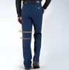 Jeans Rectos de Cintura Alta para Hombre
