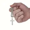 1 Pieza de Moda Personalizada Colgante Simple de Cruz con Tarjeta y Caja de Regalo Collar para Hombre Aleación de Zinc