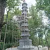 Pagoda tallada en mármol, Torre de piedra de granito de mármol blanco, Pagoda grande, Torre Wenchang, Lugar escénico del templo, Torre de los Siete Tesoros Tathagata
