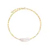 Pulsera de Plata 925 para Mujer Estilo Barroco ins Pulsera de Perlas Alienígenas Vintage Simple Versátil Joyería de Plata de Lujo Ligero