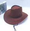 Chapéu de Cowboy Ocidental Masculino para Viagem ao Ar Livre Lazer Chapéu de Palha com Proteção Solar de Verão Chapéu de Pesca Proteção Solar Chapéu Fresco Venda por Atacado