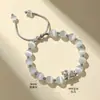 Plata Pura 999 Año del Caballo Zodiaco Caballo Pulsera de Pareja con Cuentas de Obsidiana Pulsera Ojo de Gato Diseño Original para Mujer