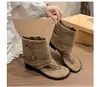 Sandálias Tanga Francesas Femininas 2026 Verão Novo Moda Celebridade da Internet Calçados Femininos Botas Jeans Sandálias Retrô Versáteis Calçados Femininos