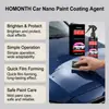 Homonth Agente de Recubrimiento Nano para Pintura de Coche Cuidado Diario Conveniente para Pulir, Dar Brillo y Proteger la Pintura del Coche