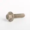 Perno hexagonal exterior con brida de alta resistencia grado 8.8 cabeza hexagonal con arandela integrada clavo mecánico ISO4162 ventas directas de fábrica