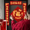 Pareados Magnéticos de Inauguración de Casa para el Año del Caballo 2026, Mudanza, Pareados para Puerta de Entrada, Pegatinas de Caracteres de Bendición para Puerta, Suministros para Decoración de Casa Nueva