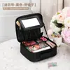 Bolsa de cosméticos de gran capacidad con kit de maquillaje, tatuaje y peluquería, almacenamiento de cosméticos, bolsa de partición multicapa desmontable, venta al por mayor