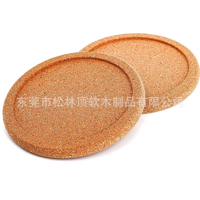 唇边凹形软木杯垫