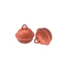 22mm Cor de Doce Pintado Sino Plano Acessório DIY Bolsa de Natal para Pet Pingente de Chaveiro