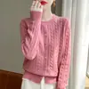 Cárdigan suéter de punto grueso estilo francés, prenda exterior corta para mujer, top de alta gama, colección otoño/invierno 2026