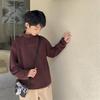 Roupas de Inverno Novas da Haima para Meninos 2025, Camiseta Elegante de Camada Base em Veludo Alemão, Camiseta Infantil Quente para Outono e Inverno, Roupas Infantis da Moda