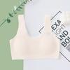 Ropa interior para niñas para el período de desarrollo, Sujetador tipo camiseta para niñas de secundaria sin aros, Fino, Transpirable y Cómodo