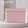 Documento portátil Morandi Bolsa Oxford à prova d'água Bolsa de informações Bolsa Papel de teste do aluno Bolsa com zíper inclinado Bolsa para impressão