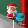 Decoração de Bolo de Natal para Celebridade da Internet 2025 Sino Papai Noel Boneco de Neve Decoração de Sobremesa de Confeitaria Plug-in