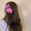 Didy No Tiene Miedo del Mismo Pasador Verde de Phalaenopsis Flor Lateral Flor Artificial Tocado Accesorios para el Cabello de Viaje a la Costa