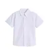 Camisa Blanca Infantil de Manga Larga para Niño/Niña Tallas Mediana y Grande Camisa Blanca Infantil de Manga Corta Uniforme de Primaria Ropa para Actuaciones