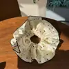 Nuevo Anillo para el Pelo de Encaje con Puntos y Lazo Grande Estilo Pastoral Elegante Dulce de Alta Calidad Fresco Plegado