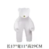 Celebridad de Internet Postura de Pie Oso sin Rostro Adornos Muñeca Muñeca de Dibujos Animados Escritorio Moderno Simple Modelo Infantil Decoraciones de Habitación