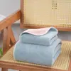 Toalla de Baño de Terciopelo Coral, Absorbente, de Doble Capa y Engrosada, Toalla Grande para el Hogar para Adultos, Hombres y Mujeres, Toalla Facial Engrosada y Suave para Bañarse