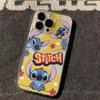 Funda divertida para iPhone 17 con temática de Stitch, Linda funda para Apple 16 Plus, Estilo europeo y americano para 15 Pro, Estilo nicho para 14, 13