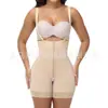 Comércio Exterior plus size Calça Modeladora de Barriga de Cintura Alta com Fivela Efeito Forte Modeladora de Barriga Modeladora Sexy Abertura na Virilha Macacão