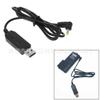 Baofeng UV5R batería alargada de 3800 mAh cable de carga USB B2PLUS UV82 batería alargada carga directa cable de carga para coche