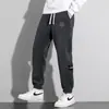 Novedad de OtoñoPantalones de Chándal de Pana para Hombre, Pantalones Casuales con Retazos, Modernos de Corte Holgado, Pantalones Jogger Versátiles