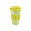 Tampa de Silicone Resistente a Altas Temperaturas de RPET Copo Caneca de Café Portátil Multi-estilo Multi-cor