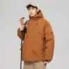 Ropa de Algodón Cálida Engrosada 2024 Popular Peso Pesado Ropa de Trabajo Estilo Montaña Chaqueta Exterior Estilo Pareja Ropa de Algodón con Capucha Chaqueta