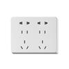 Tomada com Interruptor de Sobrepor com Caixa Base, Sete Furos, Nove Furos, Painel Grande Branco, Fiação Exposta, Um ou Dois Módulos, Painel de Cinco Furos, USB