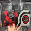 Cartera Metálica de Superhéroes Batman Spiderman Capitán América Cartera para Monedas y Tarjetas de Cuero Metálico en Relieve