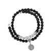 Nuevo Pulsera de Obsidiana Pareja Colgante Nafu Luminoso Casual Pareja Hombres y Mujeres Regalo Pulsera Doble Círculo Fantasma Verde