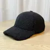 Gorra de Béisbol Gruesa de Cachemir para Invierno, Gorra para Golf al Aire Libre, Estilo Coreano, Moda, Gorra con Letras y Logo Personalizado