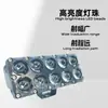 Nuevos faros LED para motocicleta y coche eléctrico, 6, 8 o 10 LED, dos colores, doble fila, foco, luces de modificación externa
