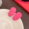 Pinza para el Cabello Ovalada de Lunares Rosas para Mujer, Pinza para Flequillo Lateral para Niñas, Dulce Pasador Accesorio para el Cabello